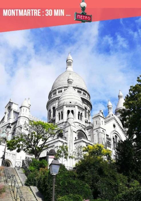 Charmant Appartement Calme Proche De Paris Saint-Denis  Eksteriør billede